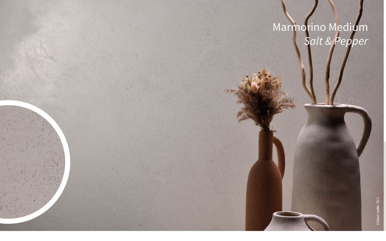Restaurant interior with marmorino medium finish